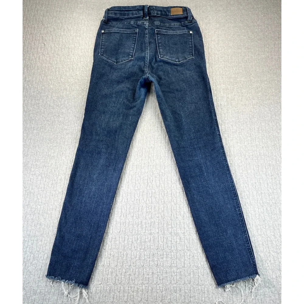 Judy Blue High Rise Ankle Fray Hem Women 7/28(27X27 skinny Slim Sexy Dress Jeans